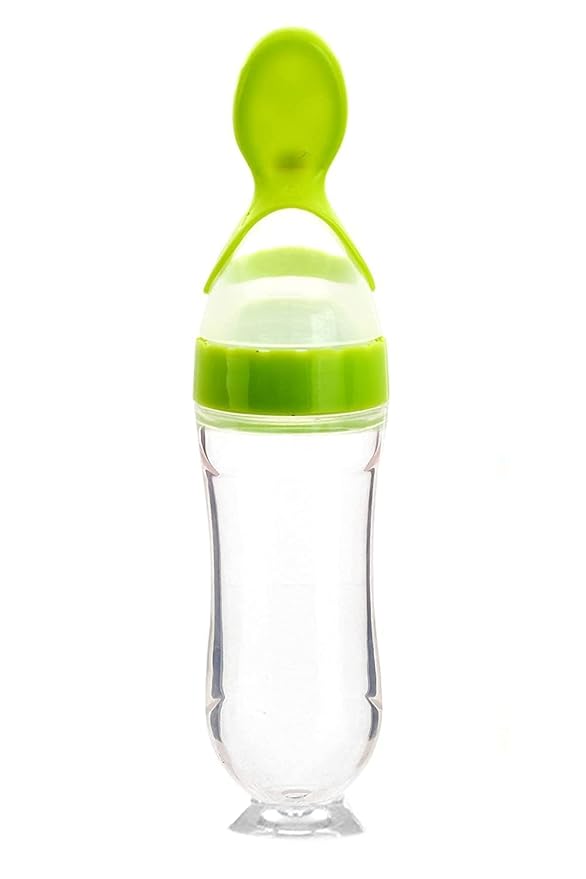 Baby Squeezy Food Grade Silicone Bottle Feeder for Baby Feeding
