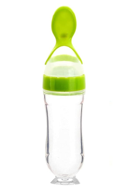 Baby Squeezy Food Grade Silicone Bottle Feeder for Baby Feeding