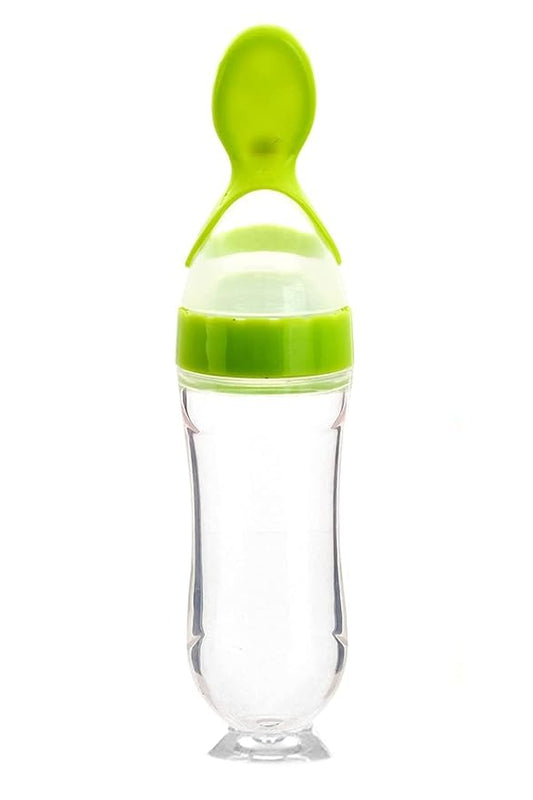 Baby Squeezy Food Grade Silicone Bottle Feeder for Baby Feeding