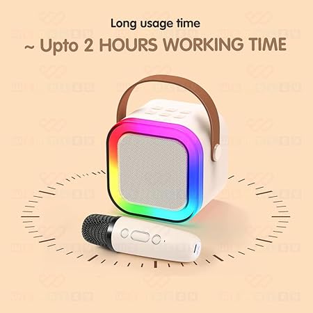 Portable Bluetooth Speaker with Wireless Microphone